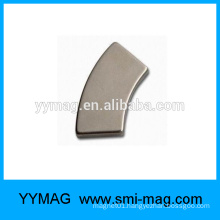 ARC neodymium magnet/curved motor magnet N38H